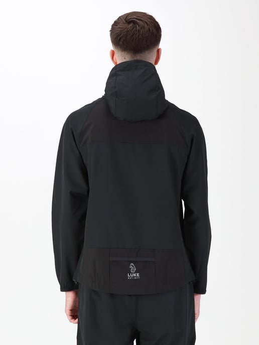 Luke 1977 Men's Brecon Performance Zip Through Jacket in Black - Image 4