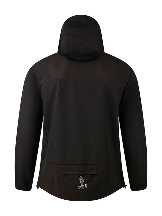 Luke 1977 Men's Brecon Performance Zip Through Jacket in Black - Image 5