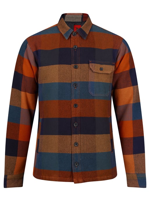 Luke 1977 Men's Bala 4000 Quilted Shacket in Orange - Image 2