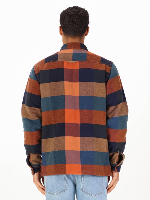 Luke 1977 Men's Bala 4000 Quilted Shacket in Orange - Image 6