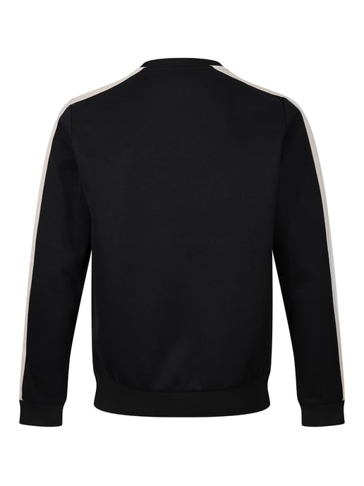 Luke 1977 Men's Massachusetts Tape Detail Sweatshirt in Black - Image 4
