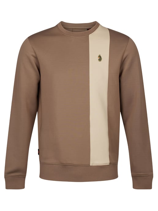 Luke 1977 Men's Latchford Sweatshirt in Brown - Image 1