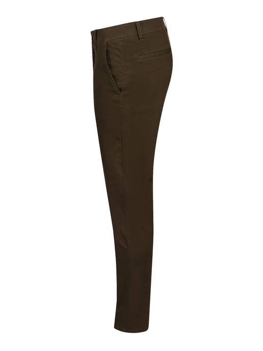 Luke 1977 Men's Alpa Tapered Slim Fit Chinos Trousers in Green - Image 5