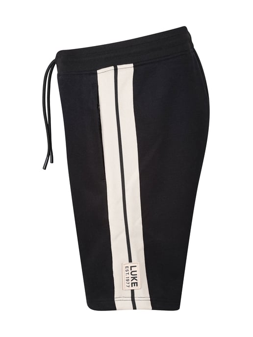 Luke 1977 Men's Kings Vintage Tape Sweat Shorts in Black - Image 5