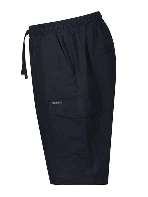 Luke 1977 Men's Den Bozza Cargo Shorts in Blue - Image 6