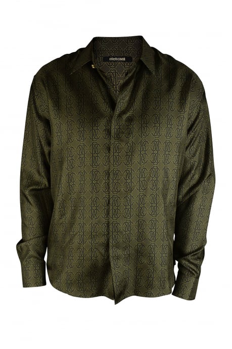 Roberto Cavalli Skjorta Khaki - Image 1