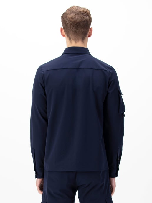 Luke 1977 Men's Hulun Technical Overshirt in Blue - Image 4
