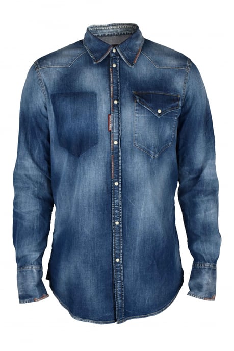 Dsquared2 Overhemd Blauw - Image 1