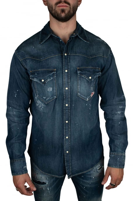 Dsquared2 Shirt Blue - Image 2
