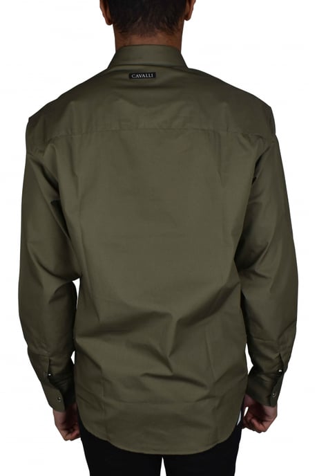 Roberto Cavalli Skjorta Khaki - Image 4