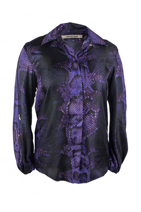 Roberto Cavalli Skjorta Lila - Image 1