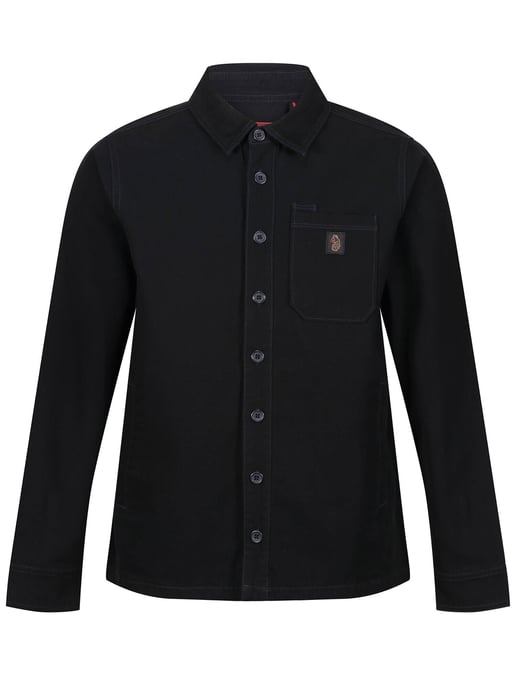 Luke 1977 Men's Bala Lake Overshirt in Black - Image 2