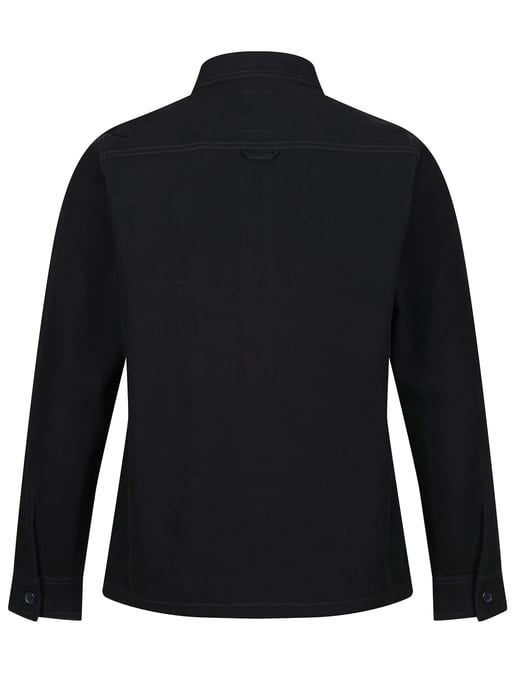 Luke 1977 Men's Bala Lake Overshirt in Black - Image 3