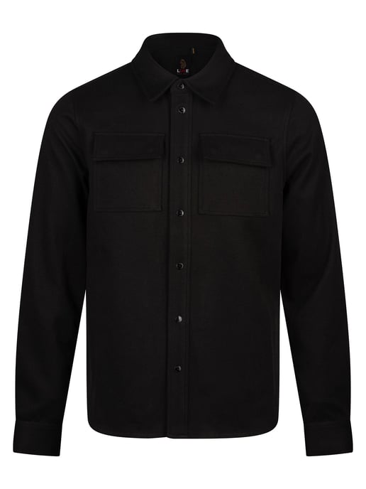 Luke 1977 Men's Ettrick Overshirt in Black - Image 2