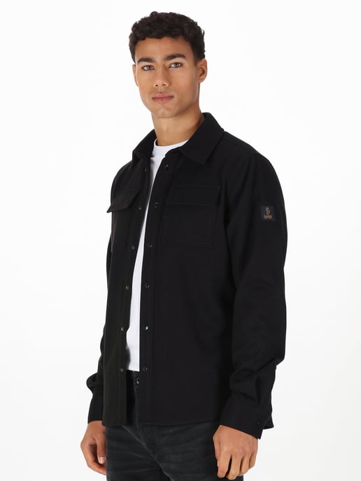Luke 1977 Men's Ettrick Overshirt in Black - Image 4