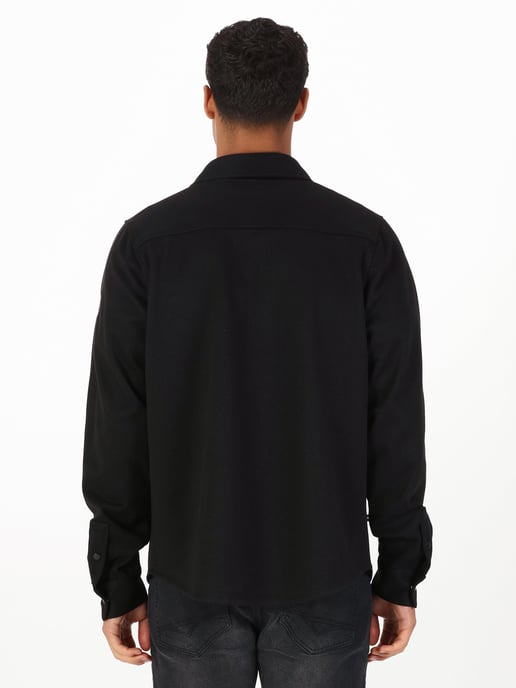 Luke 1977 Men's Ettrick Overshirt in Black - Image 5