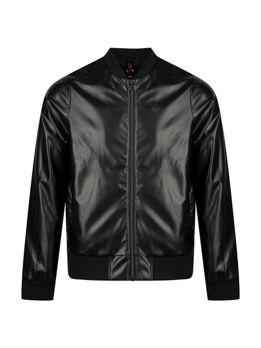 Luke 1977 Men's Tovey Debossed Bomber Jacket in Black - Image 2