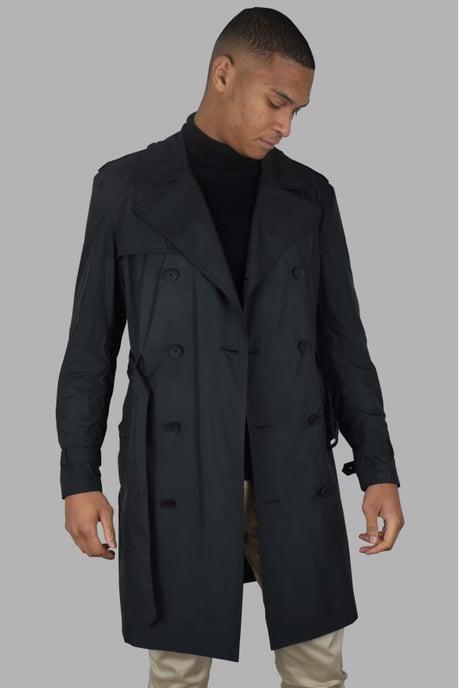 Valentino Garavani Trenchcoat Svart - Image 5