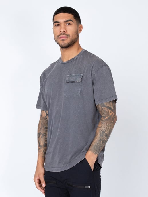Luke 1977 Men's New Plonda Relaxed Fit T-Shirt in Grey - Image 3