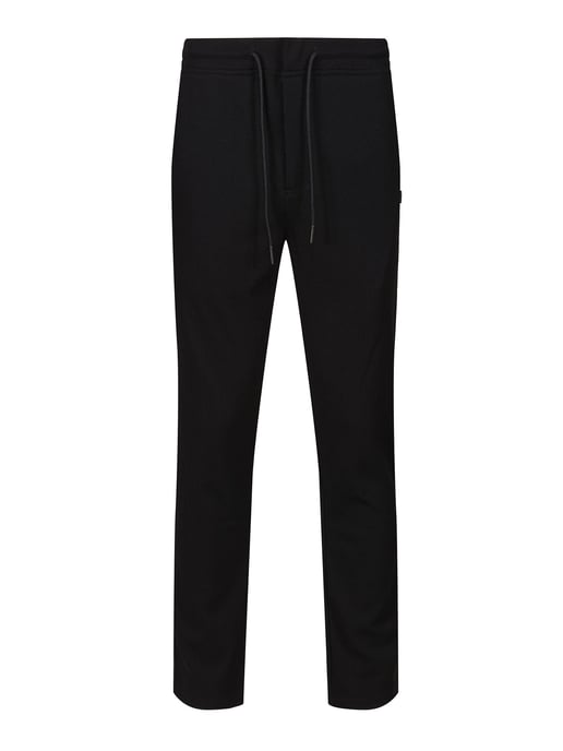 Luke 1977 Men's Cordon Stretch Cord Textured Trousers in Black - Image 2