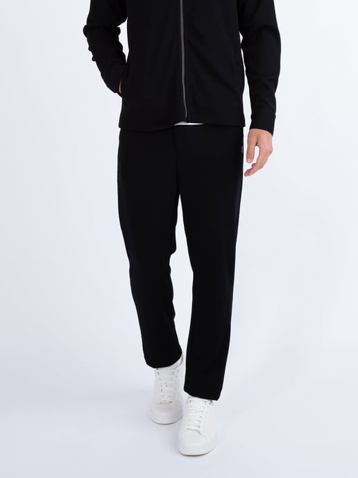 Luke 1977 Men's Cordon Stretch Cord Textured Trousers in Black - Image 4