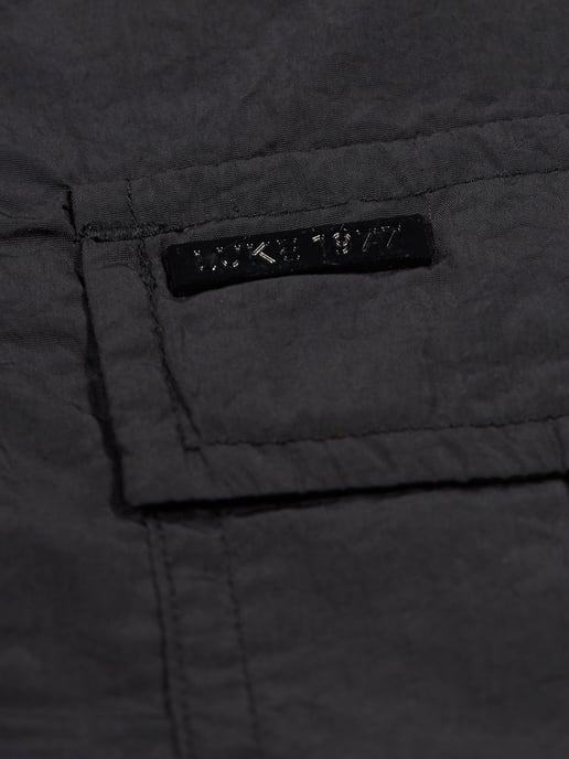 Luke 1977 Men's Seattle Crinkled Nylon Shacket in Black - Image 6