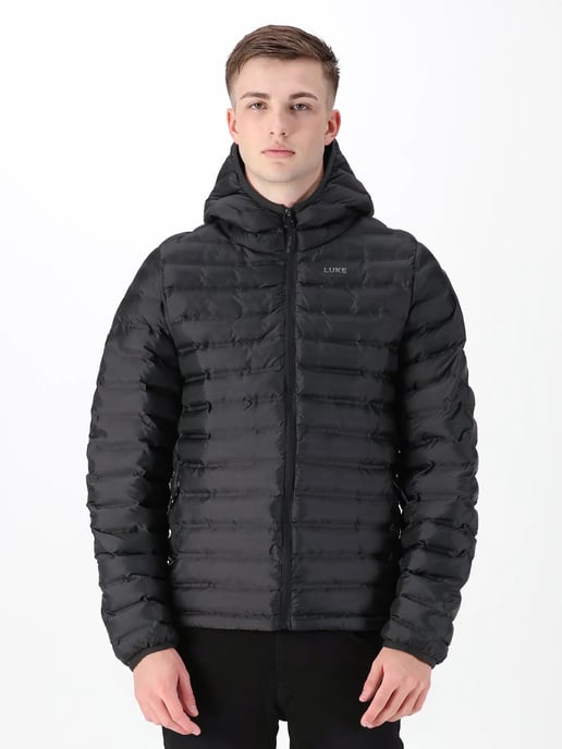 Luke 1977 Men's New Worldy Hooded Jacket in Black - Image 1