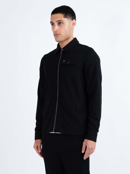 Luke 1977 Men's Concord Stretch Cord Textured Jacket in Black - Image 5