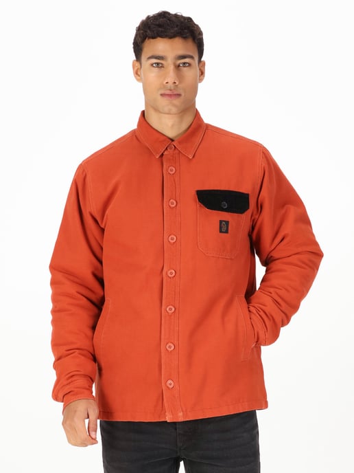 Luke 1977 Men's Bala 1000 Button Shacket in Orange - Image 1