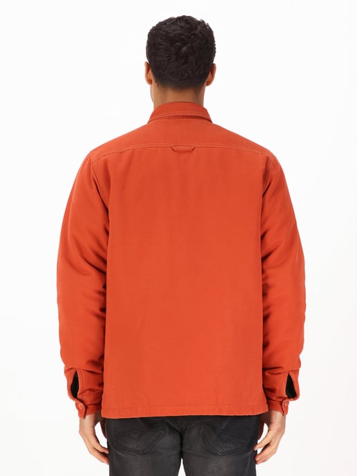 Luke 1977 Men's Bala 1000 Button Shacket in Orange - Image 4