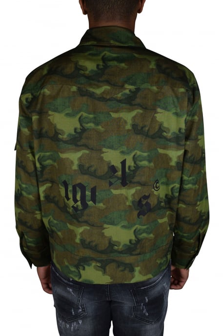 Palm Angels Jacket Khaki - Image 3