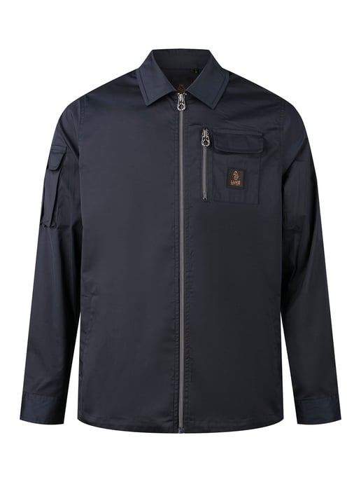 Luke 1977 Men's Vietnam Zip Through Jacket in Blue - Image 2