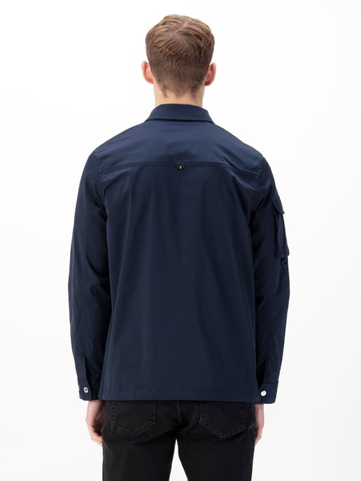 Luke 1977 Men's Vietnam Zip Through Jacket in Blue - Image 4