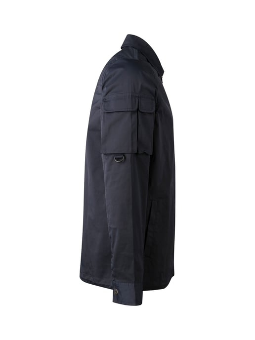 Luke 1977 Men's Vietnam Zip Through Jacket in Blue - Image 5