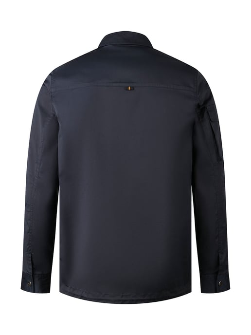Luke 1977 Men's Vietnam Zip Through Jacket in Blue - Image 6