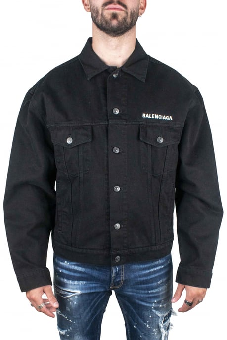Balenciaga Denim jacket Black - Image 2