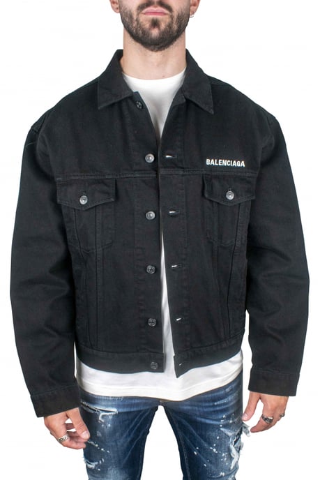 Balenciaga Denim jacket Black - Image 4