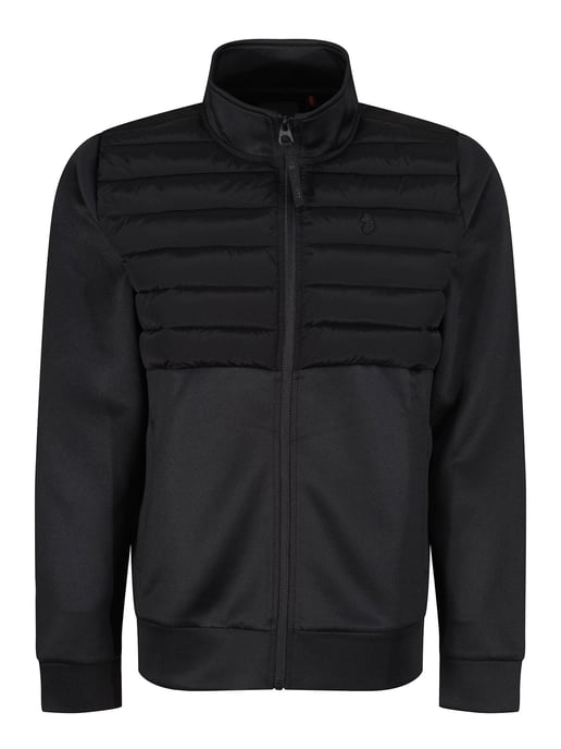 Luke 1977 Men's Gabriel Zip Through Padded Jacket in Black - Image 2