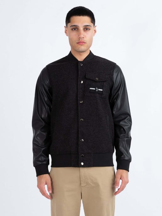Luke 1977 Men's Governor Varsity Jacket in Grey - Image 3