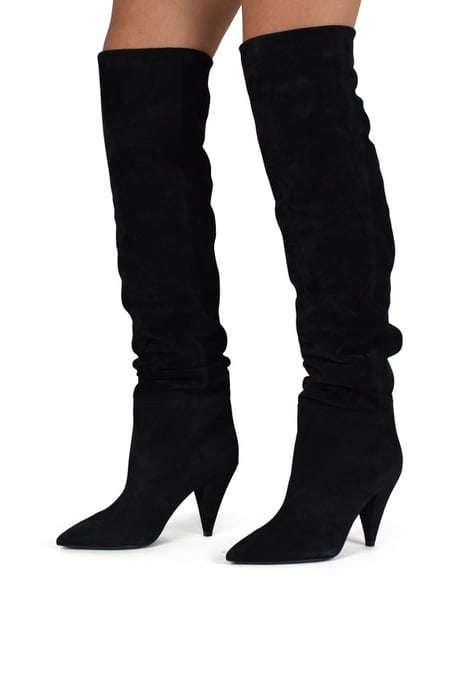 Saint Laurent Era 85 overknee laarzen Zwart - Image 3