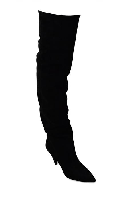 Saint Laurent Era 85 overknee laarzen Zwart - Image 4