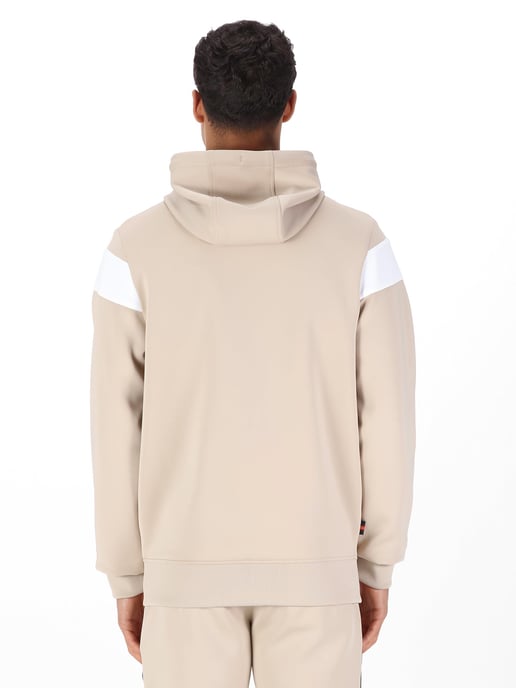 Luke 1977 Men's Baldur 3 Zip Panelled Hoodie in Brown - Image 4