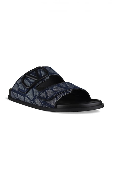 Valentino Garavani V Logo sandalen Blauw - Image 2