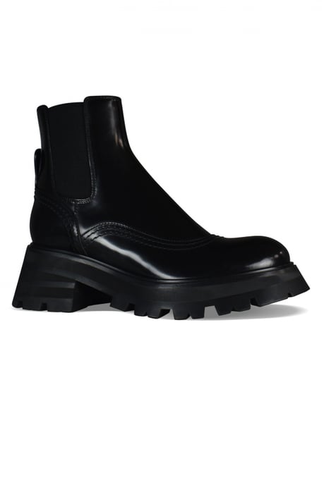 Alexander McQueen Wander Chelsea Laarzen Zwart - Image 3