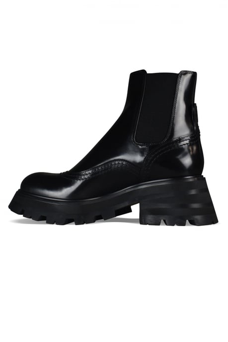 Alexander McQueen Wander Chelsea Laarzen Zwart - Image 4