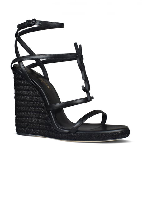 Saint Laurent Cassandra espadrilles Zwart - Image 3