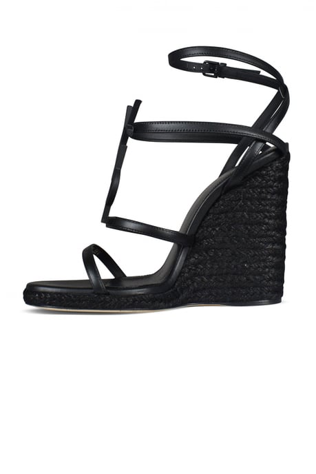 Saint Laurent Cassandra espadrilles Zwart - Image 4
