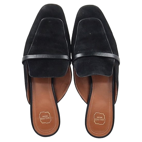 Malone Souliers Flat Mules in Black Suede - Image 3