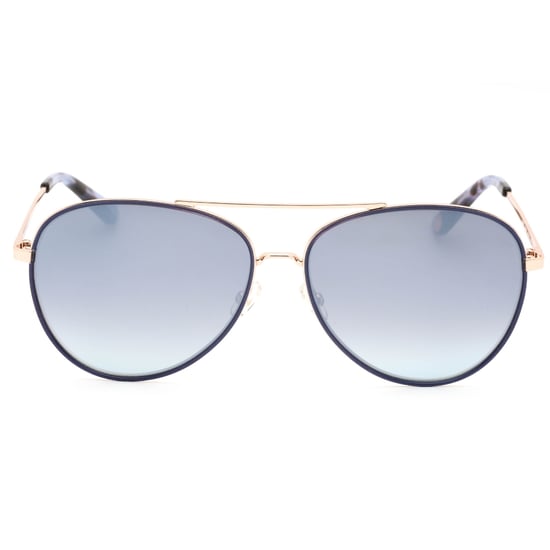 Juicy Couture zilveren lens blauwe detail gouden zonnebril - Image 1