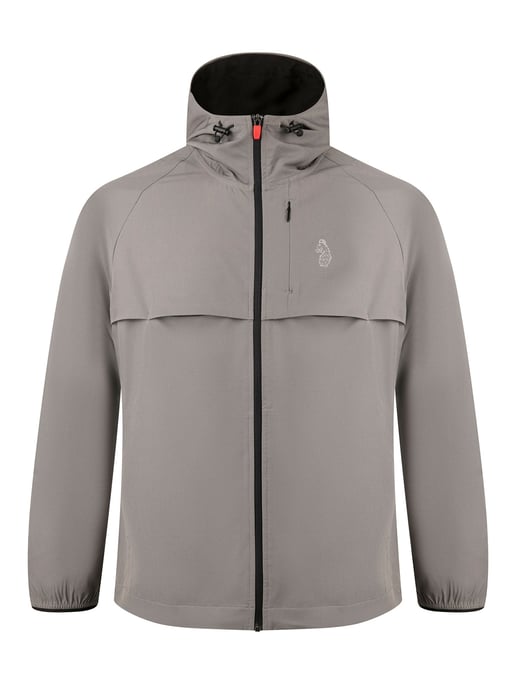 Luke 1977 Men's Brecon Performance Zip Through Jacket in Grey - Image 2